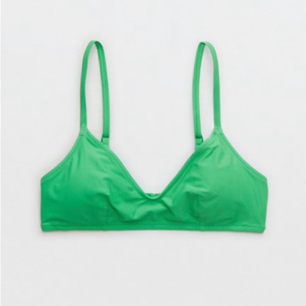 American Eagle aerie v scoop bikini top